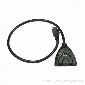 HDMI Bi-directional Switch, Supports Highest Video Resolution 1080p